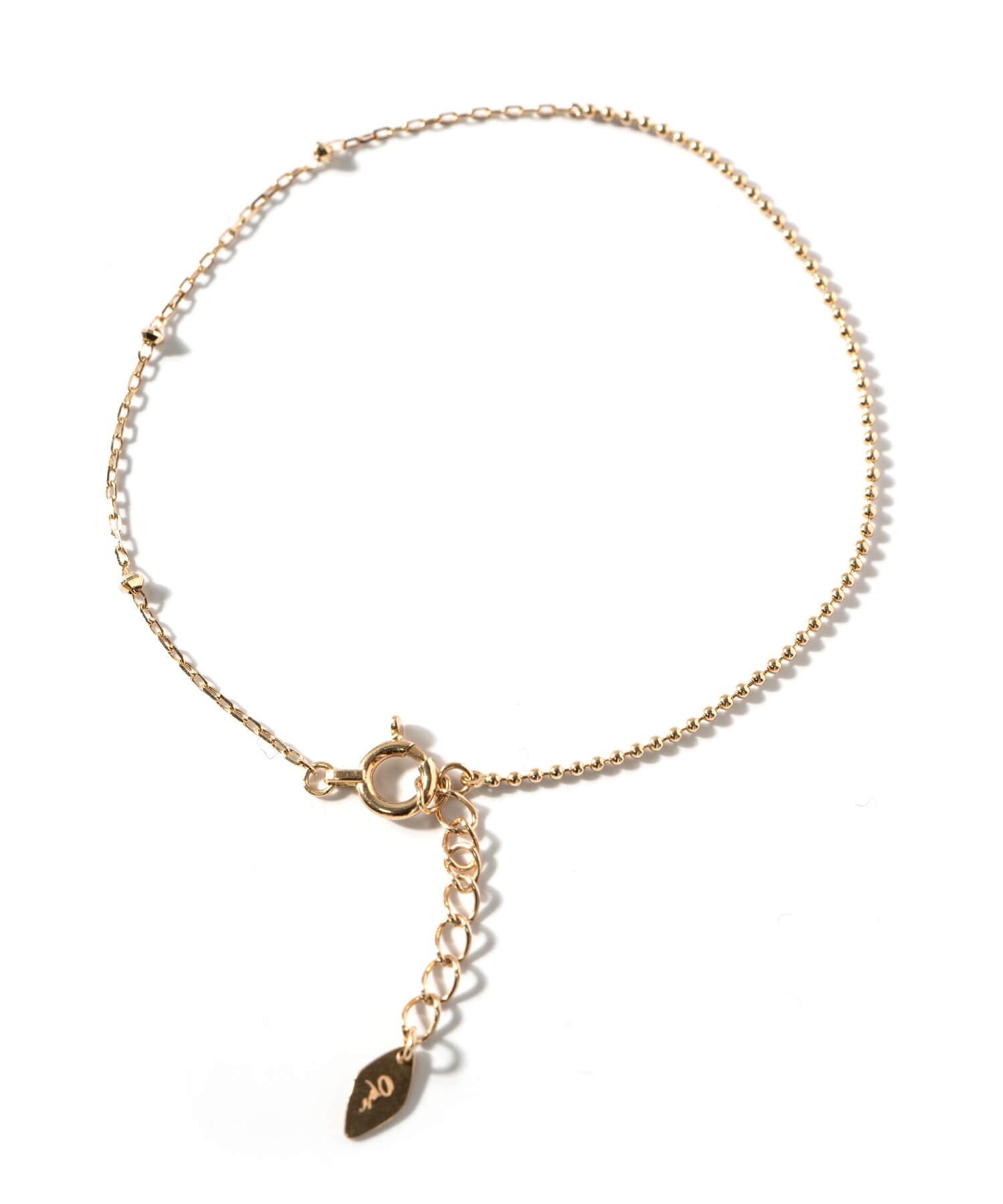 10K Gold Mix Chain Gold Bracelet | ARIADNE-MIKTOS-BR