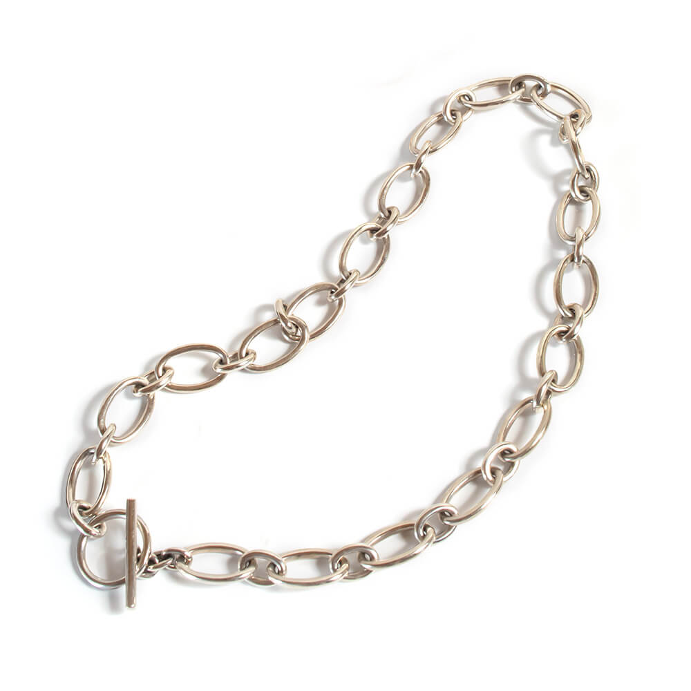 18K Gold Plated Sterling Silver Chunky Chain Choker | CARCHE