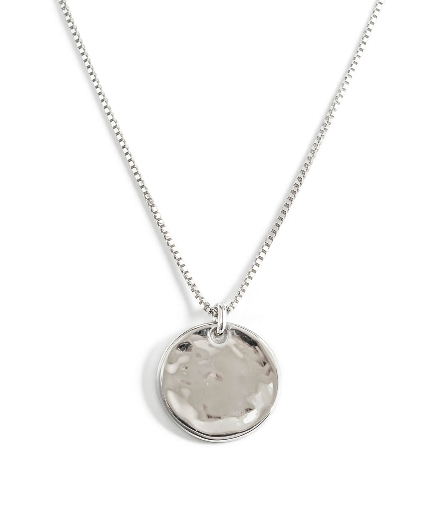 Silver925 Ripple Coin Necklace | NOVAC