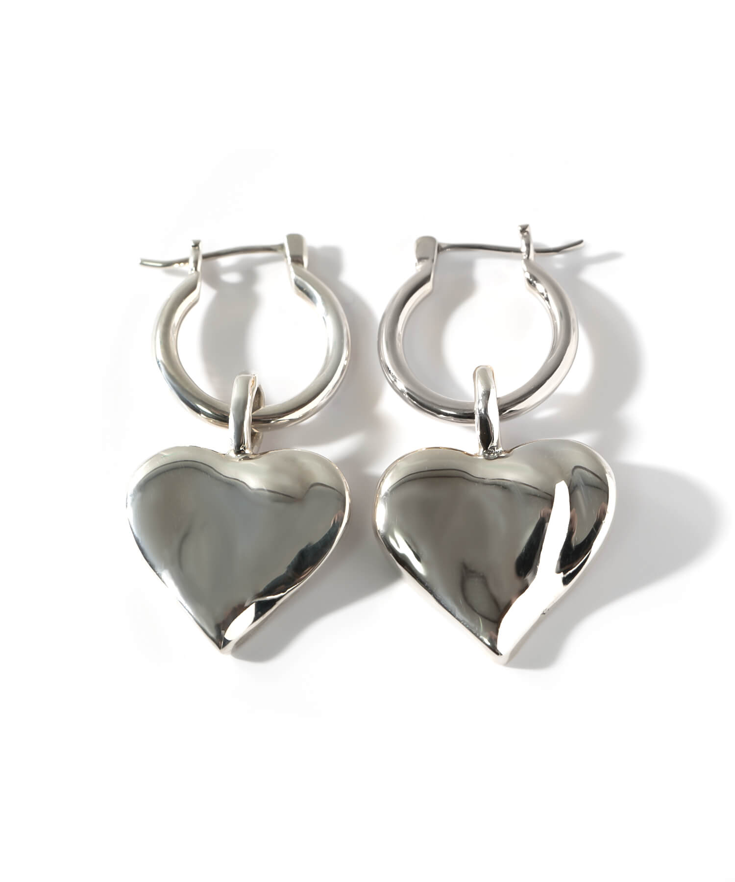 Plump Heart Hoop Earrings | MELLOW HEART