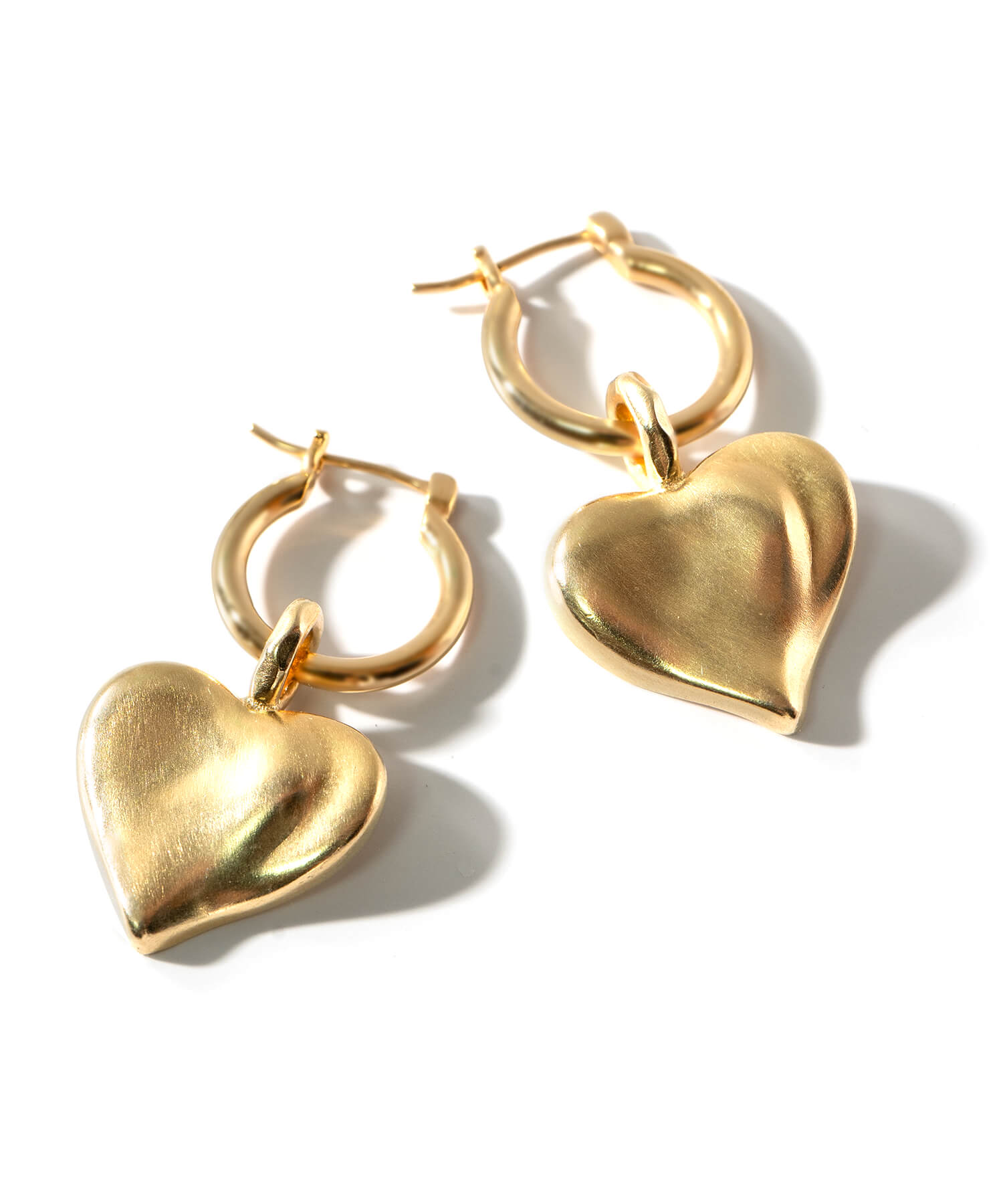 Plump Heart Hoop Earrings | MELLOW HEART