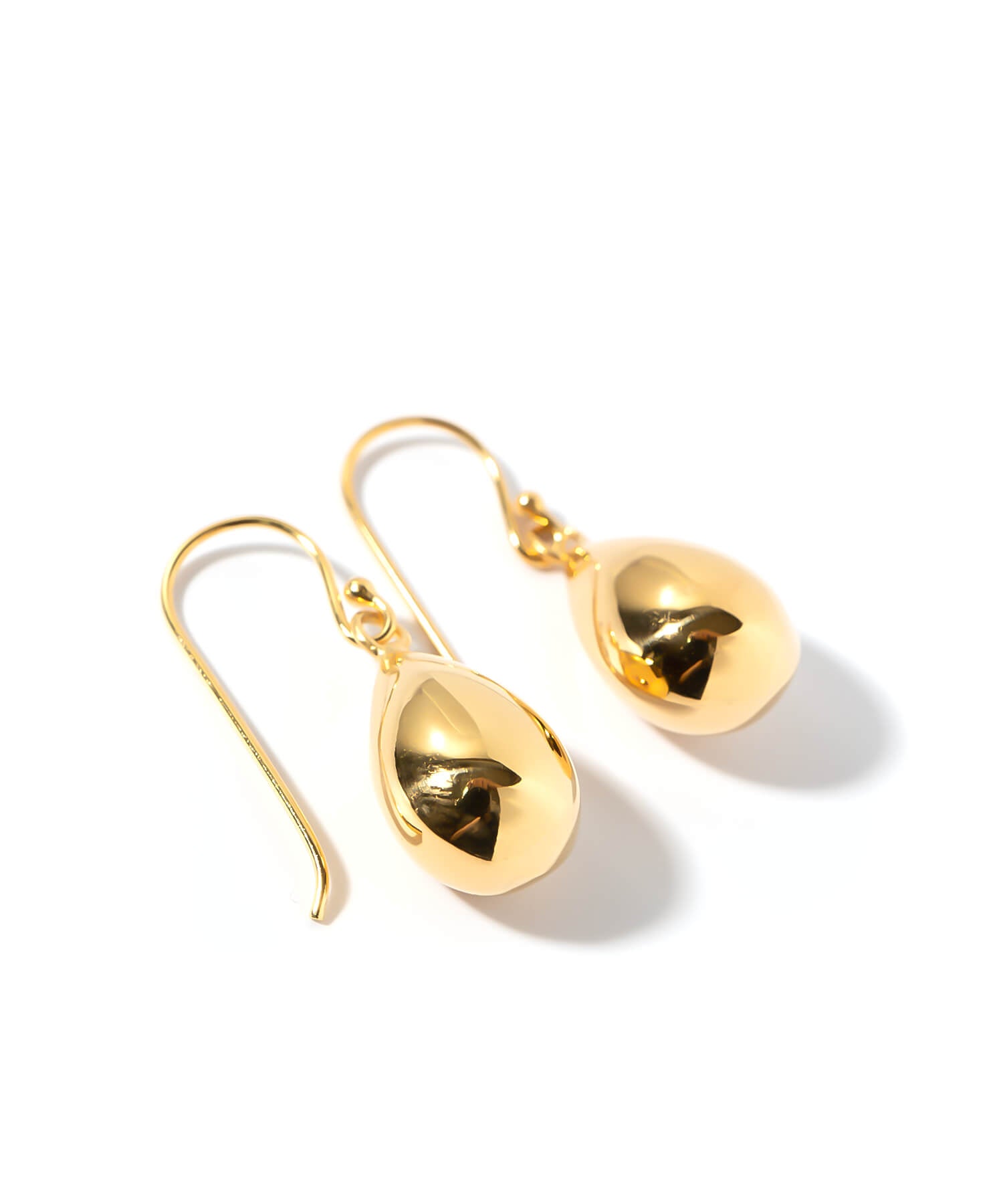 18K Gold Plated Sterling Silver Dangle Drop Pierce | QATRA