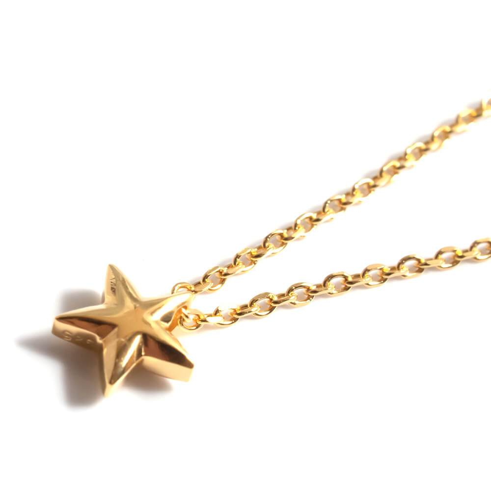 18K Gold Plated Sterling Silver Tiny Star Necklace | ZIRKA