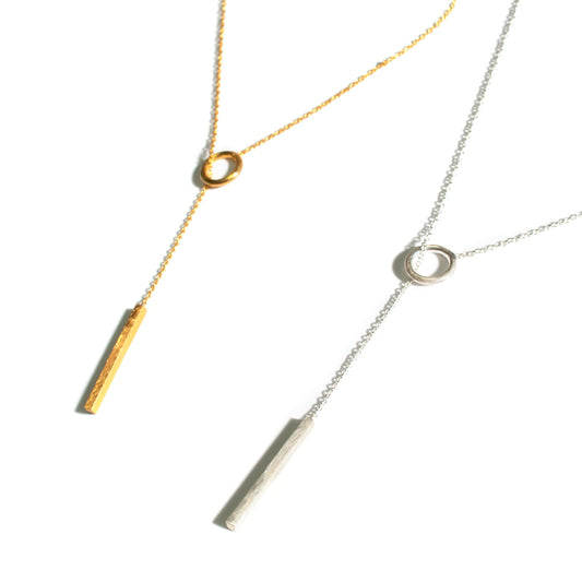 Silver925 Long Lariat Necklace | NEETZE