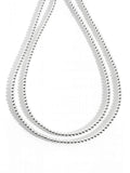 925 Sterling Silver Ball Chain Extra Long Necklace | PALMYLA LONG
