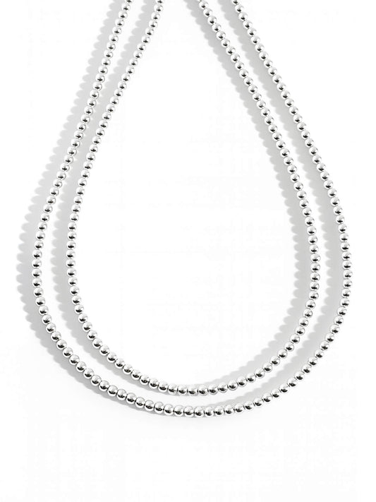 Silver925 Ball Chain Extra Long Necklace | PALMYLA LONG