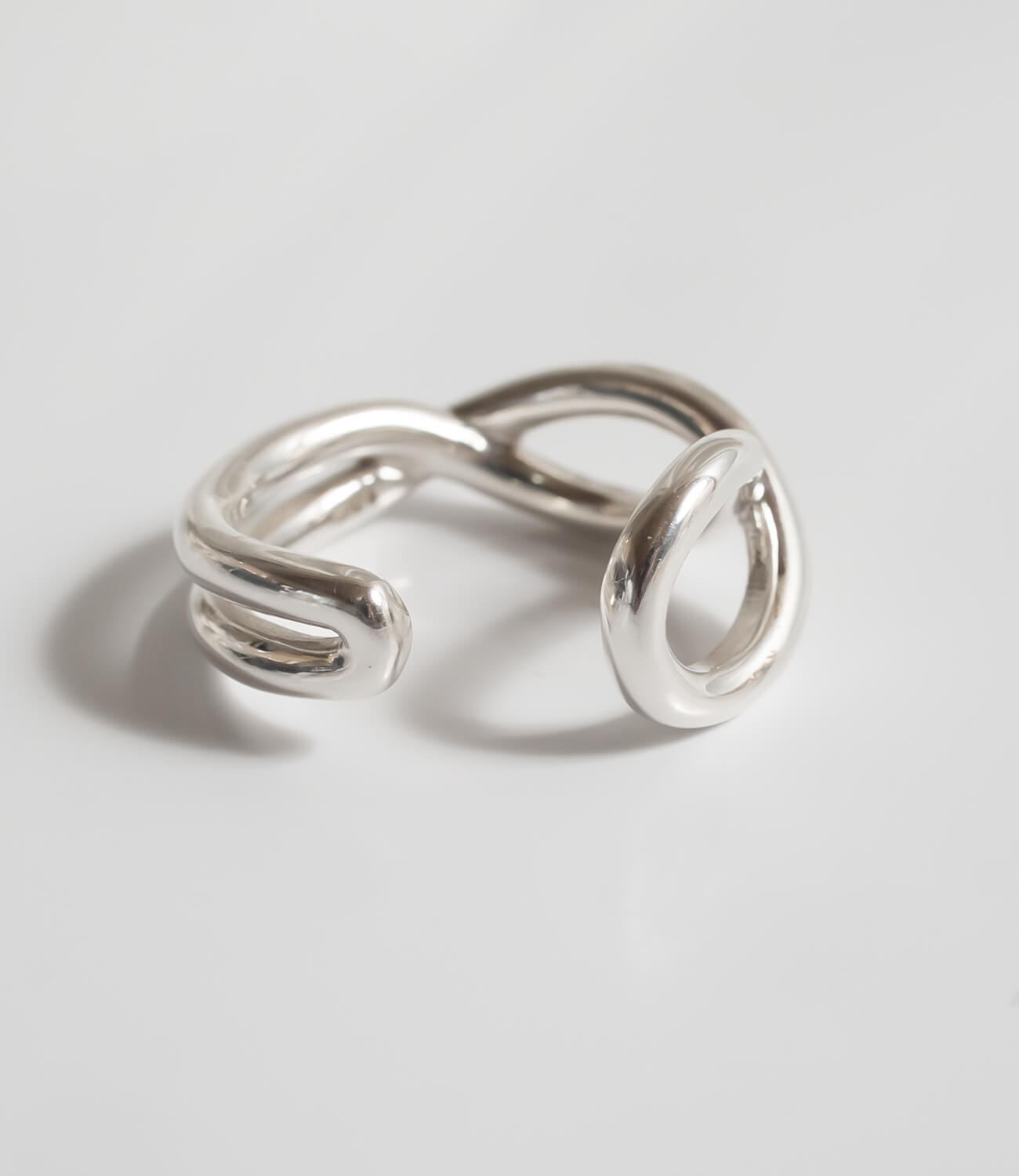 18K Gold Plated Sterling Silver Cross Line Earcuff | XIRA