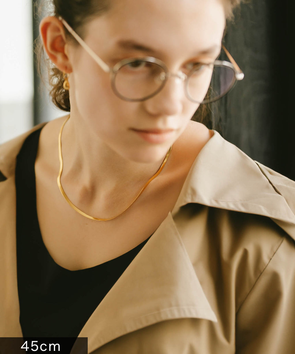 3mm Herringbone Necklace | ITER