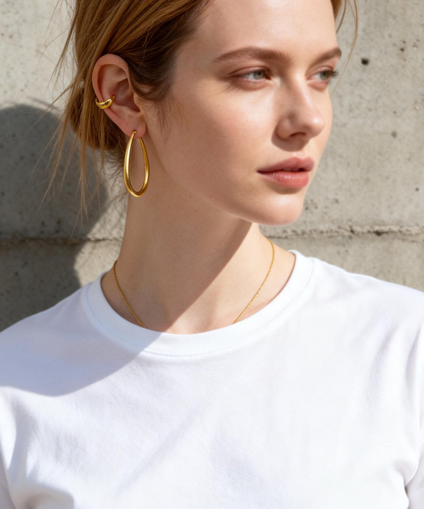 Silver925 Teardrop Plump Matte Earrings | TILK