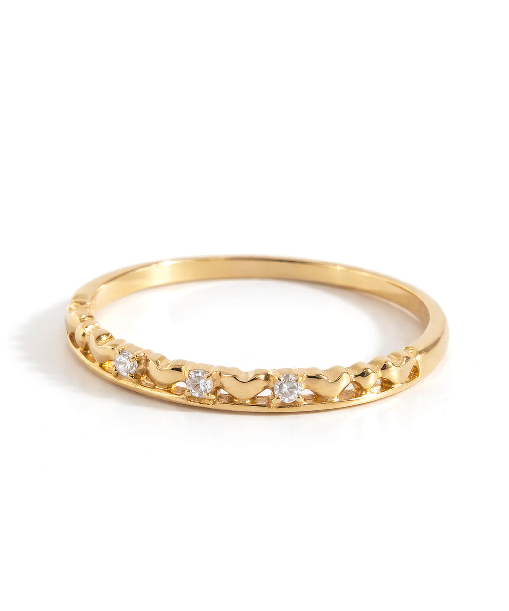10K Gold Diamond Ring | YORNE