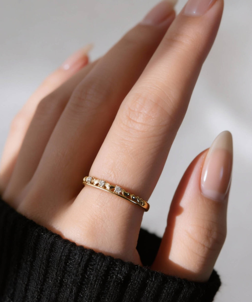10K Gold Diamond Ring | YORNE