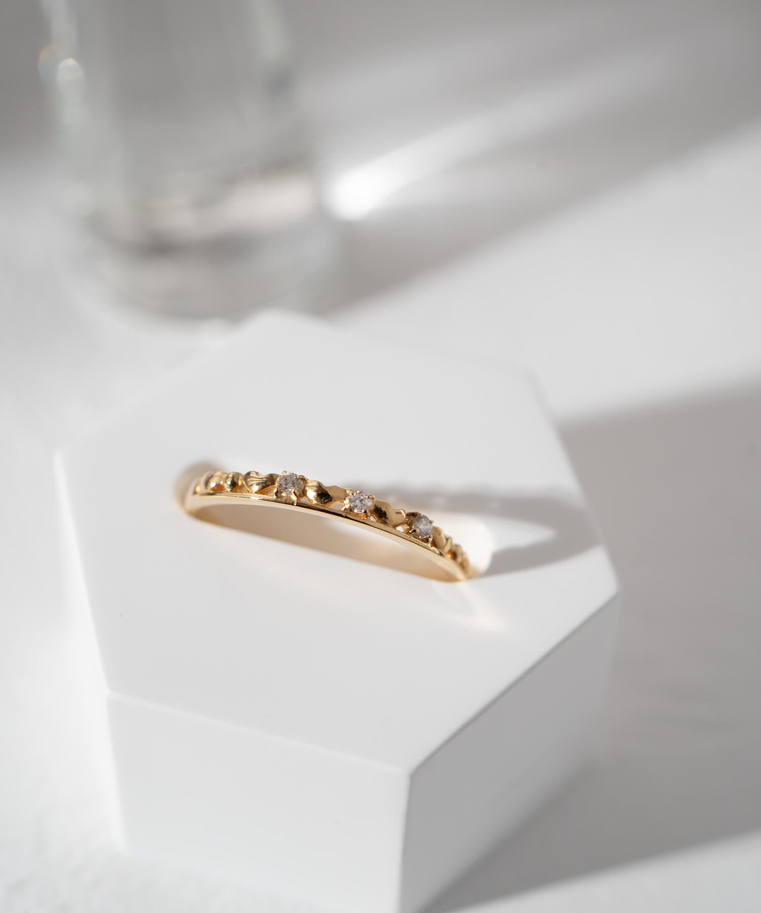 10K Gold Diamond Ring | YORNE