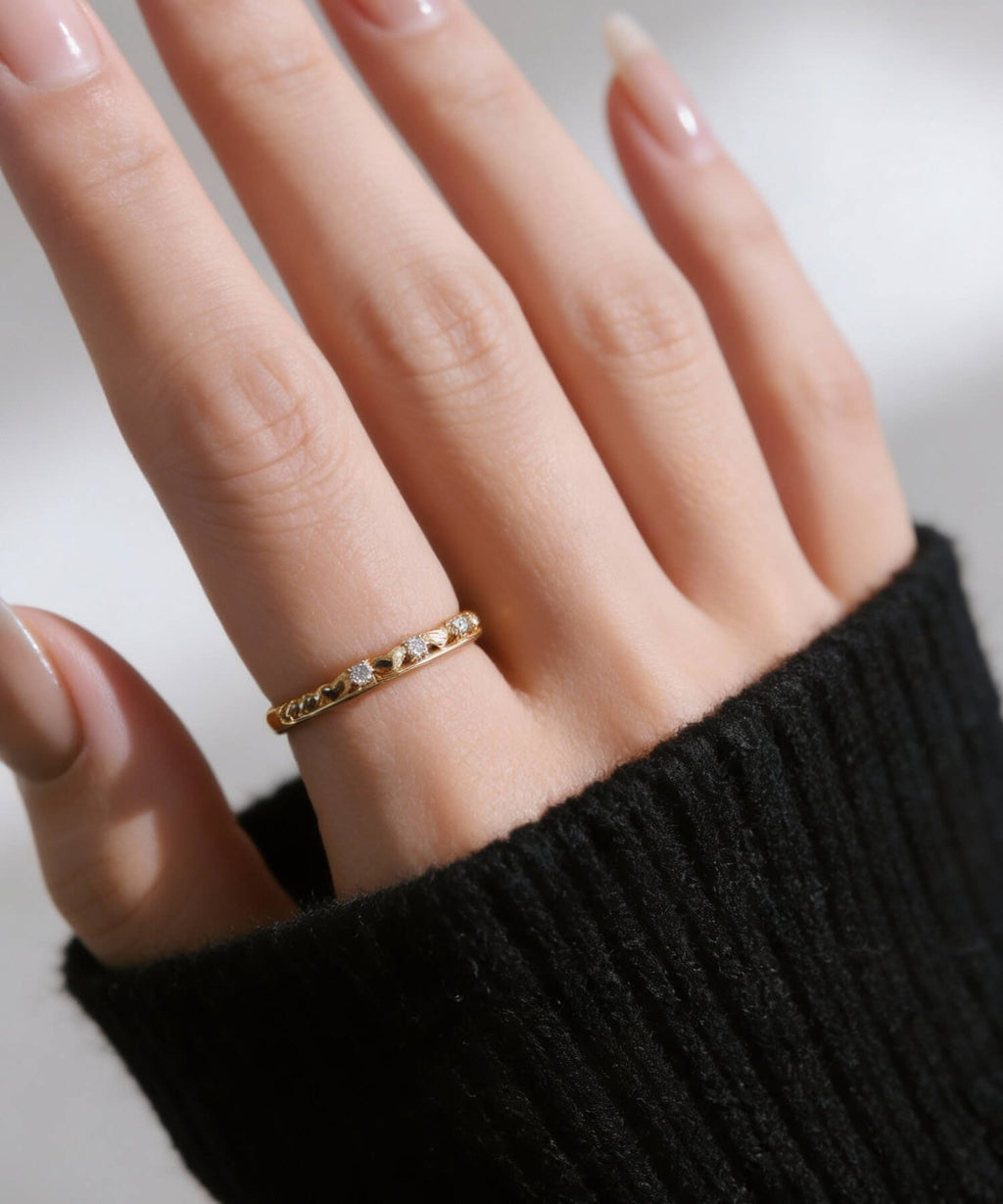 10K Gold Diamond Ring | YORNE