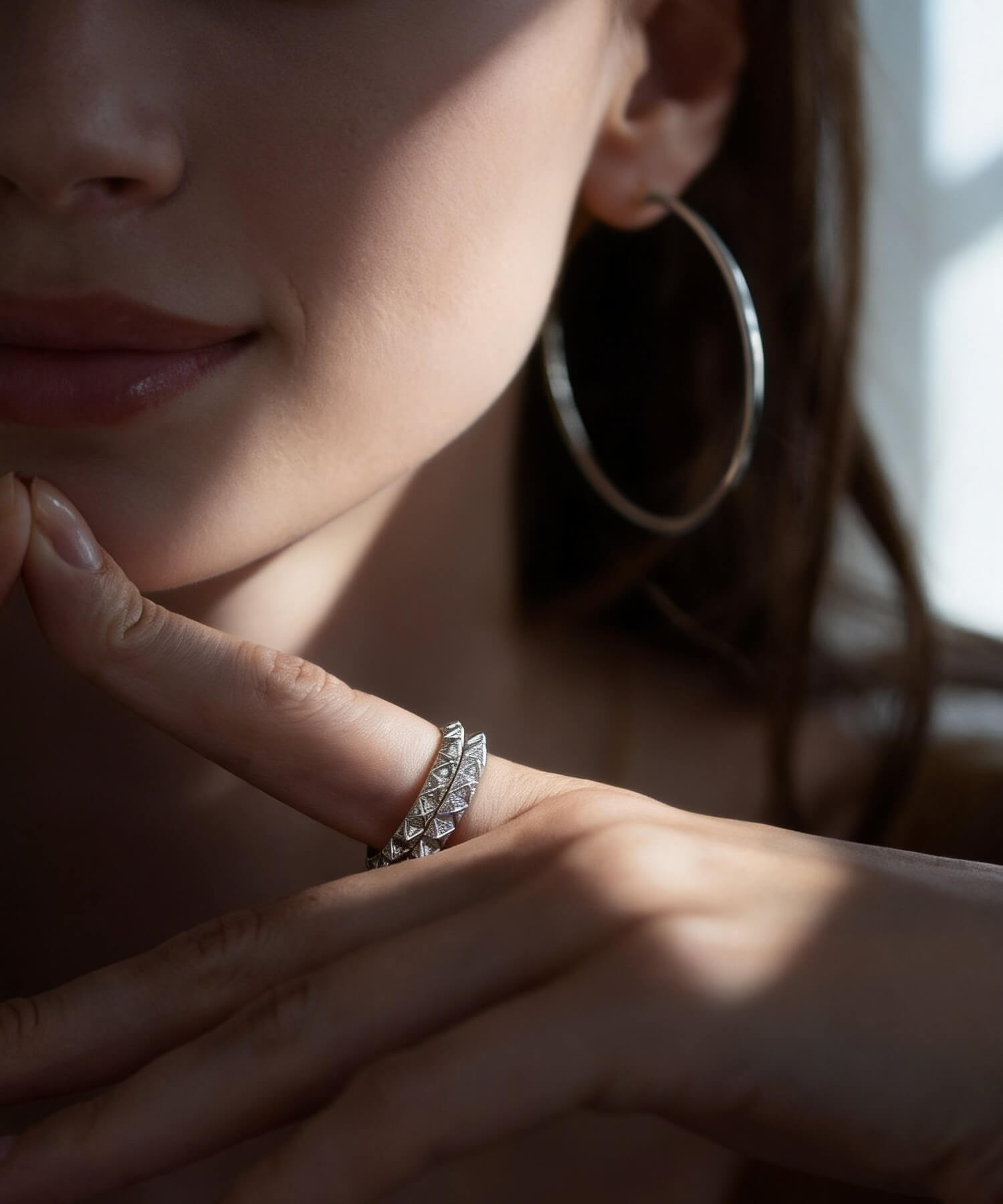Silver925 pyramid studs ring | ZIREA RING