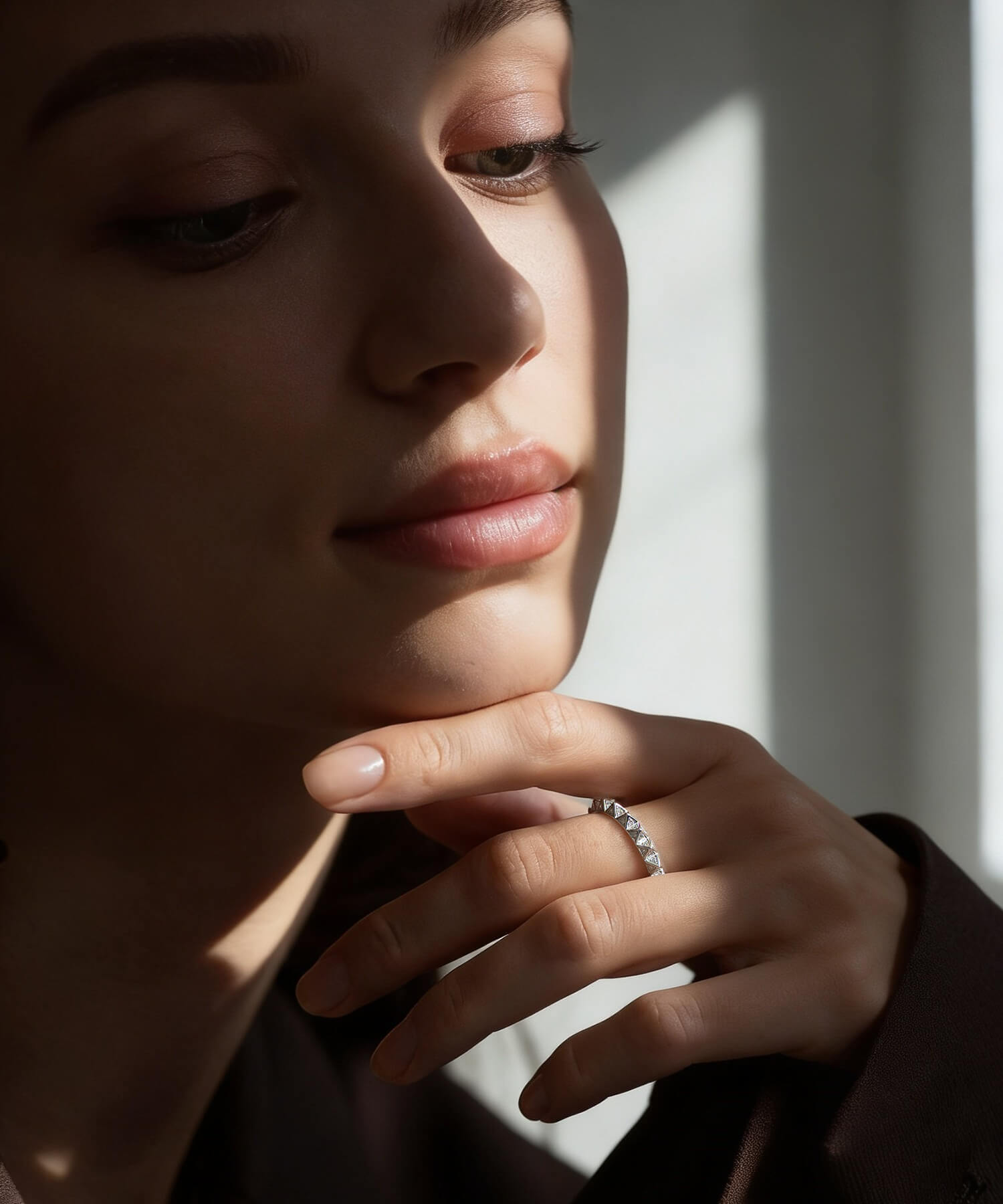 Silver925 pyramid studs ring | ZIREA RING