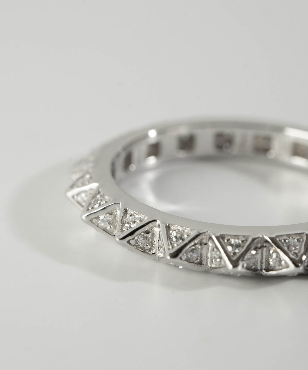 Silver925 pyramid studs ring | ZIREA RING