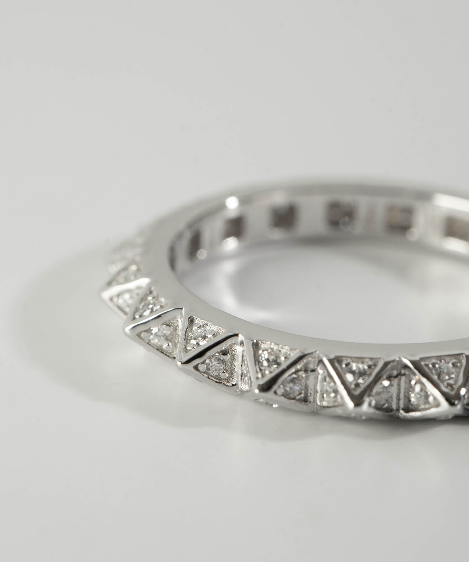 Silver925 pyramid studs ring | ZIREA RING