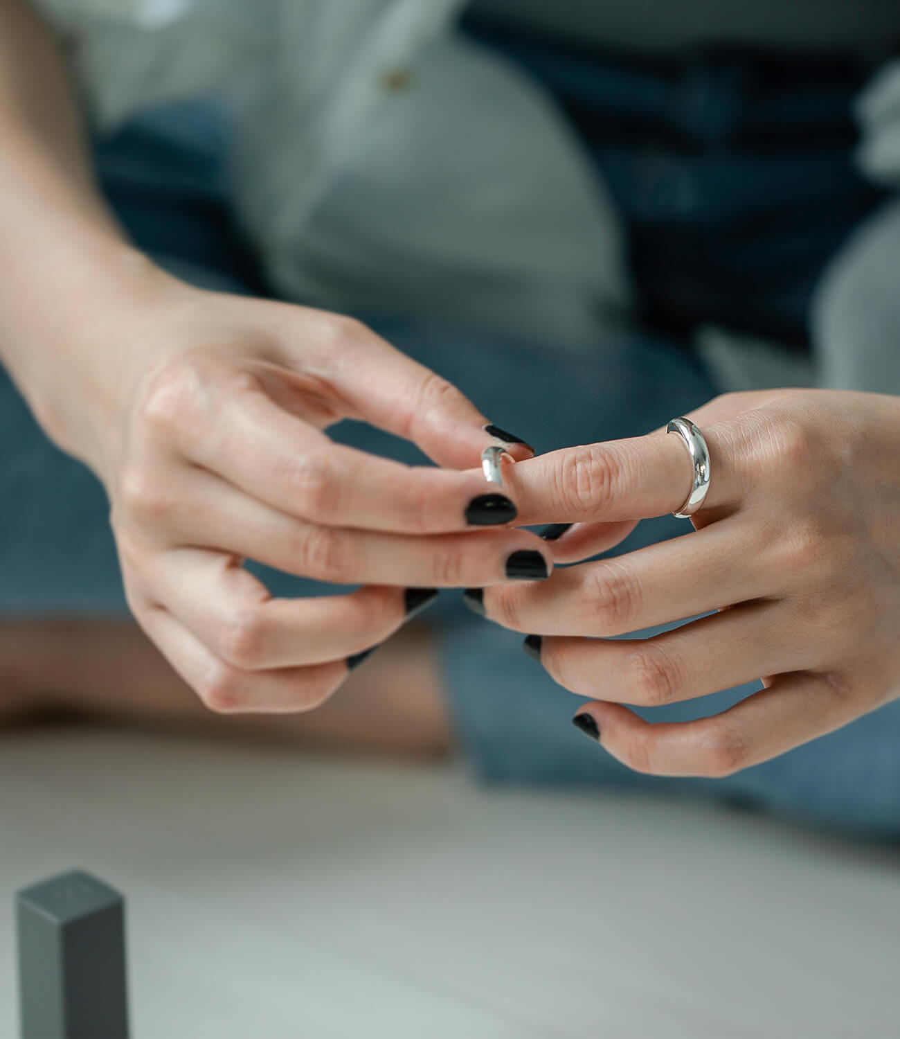 18K Gold Plated Sterling Silver Hand Forged Wavy Ring | ULUA