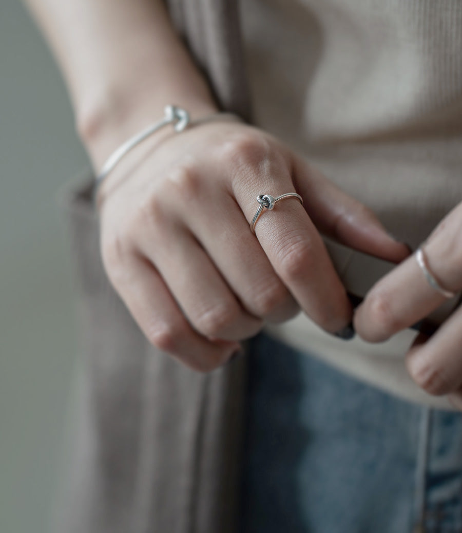 Silver925 Knot Ring | OBLIGA-RING