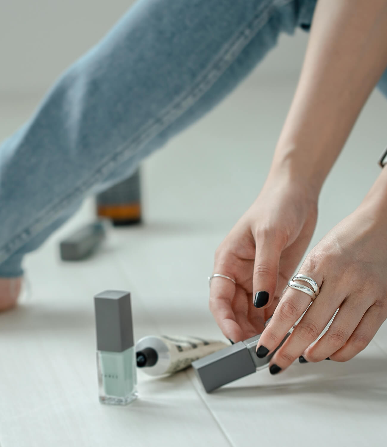 18K Gold Plated Sterling Silver Hand Forged Wavy Ring | ULUA