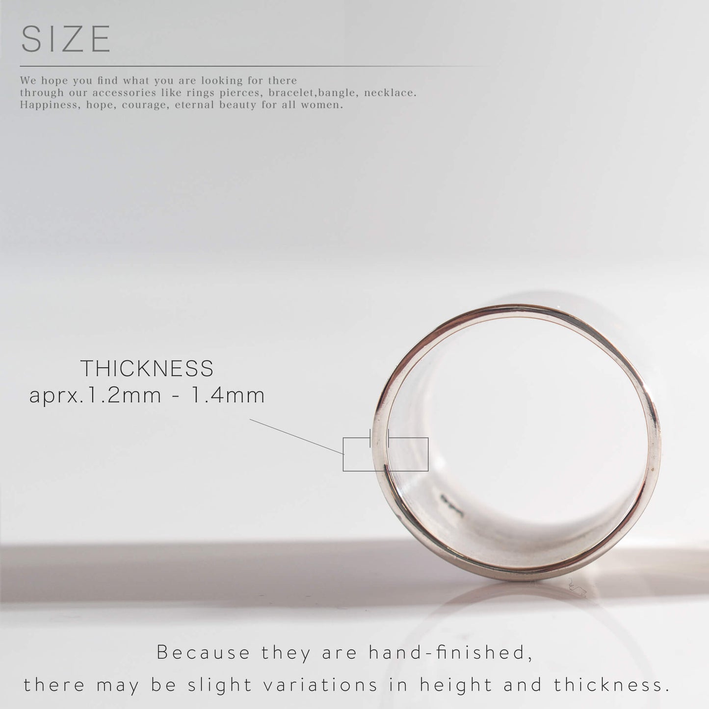 Silver925 Wide Tube Ring | TORONC MATTE