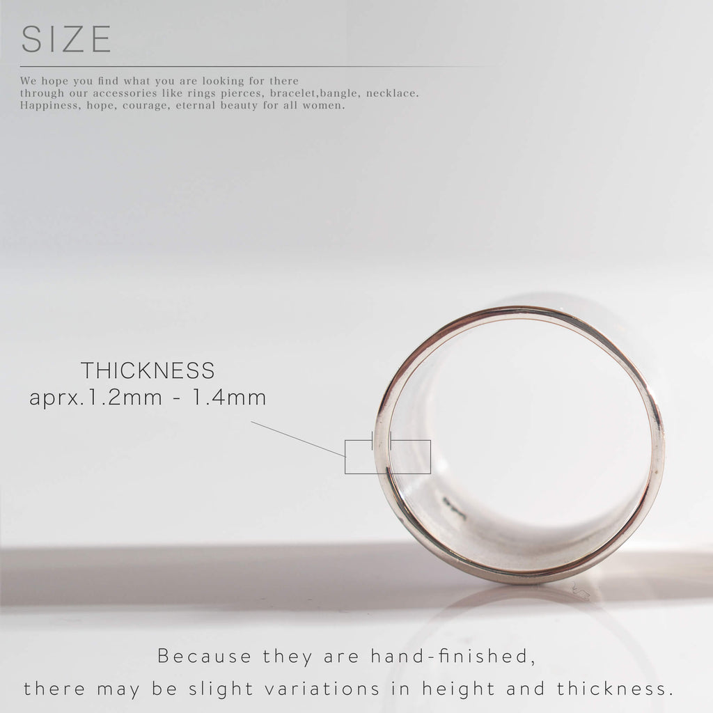 18K Gold Plated Sterling Silver Wide Tube Ring | TORONC MATTE