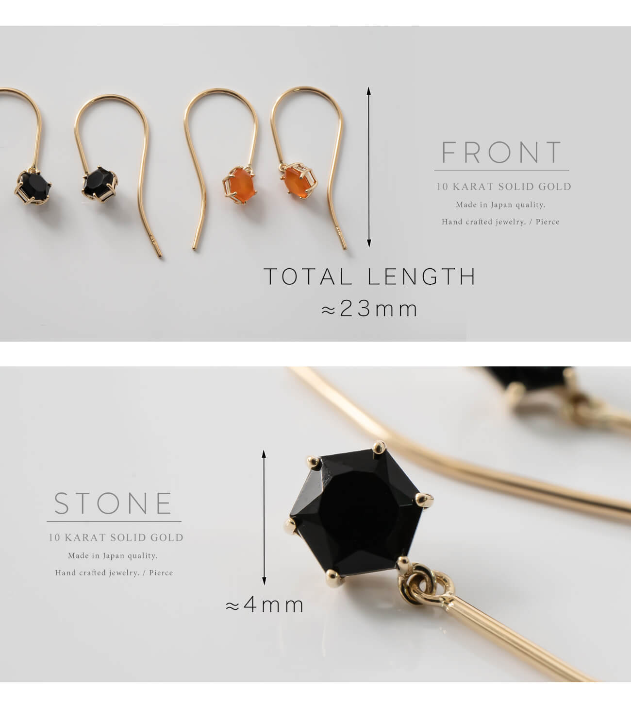 Gemstone Pentagonl Earring | TRESOR PENTA