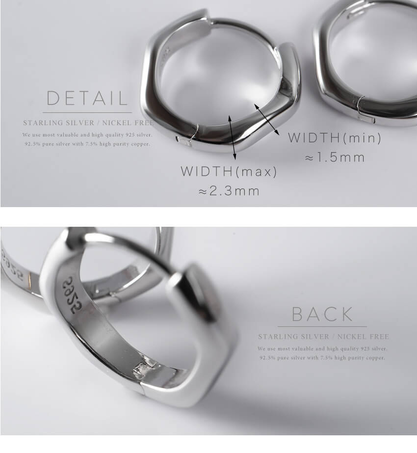 18K Gold Plated Sterling Silver Chunky Hoop Earrings | KYKLOS-WAVE