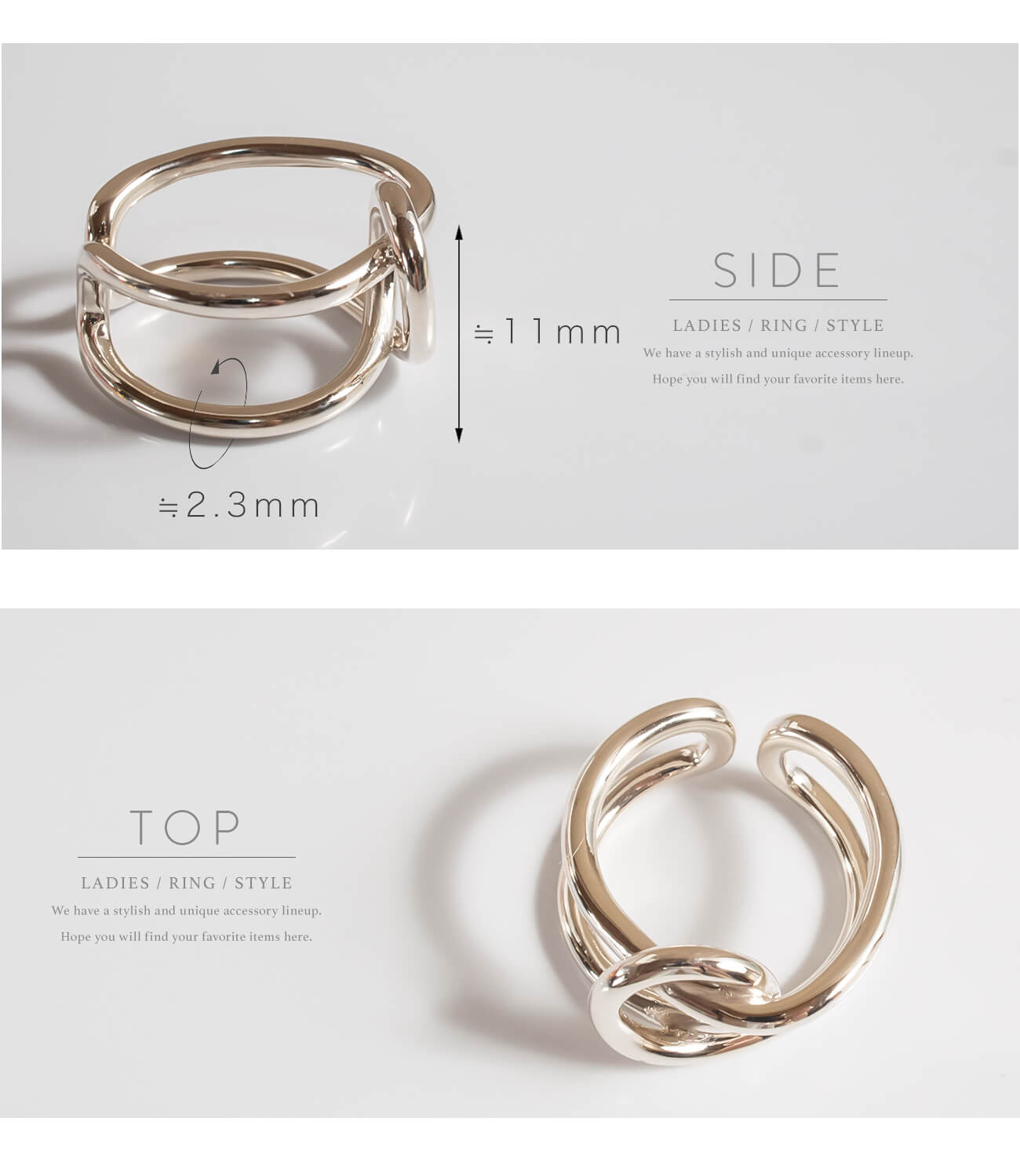 Infinity Cross Ring | INOAR