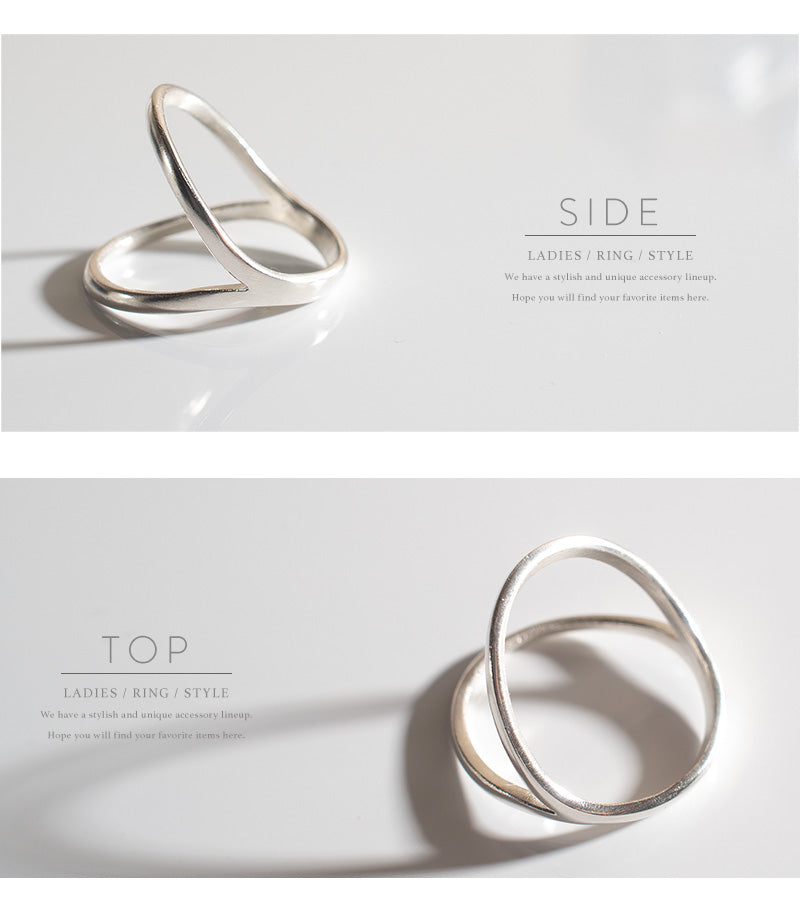 Silver925 Double Line Ring | MARKT