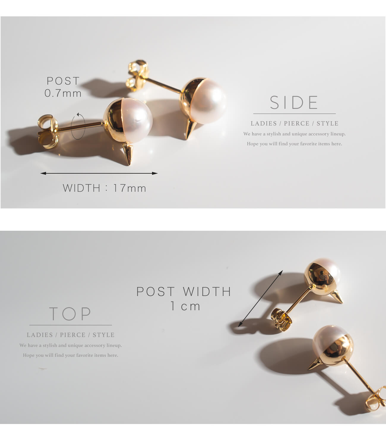 18K Gold Thorny Gold Cap Pearl Earrings | ESPINAS