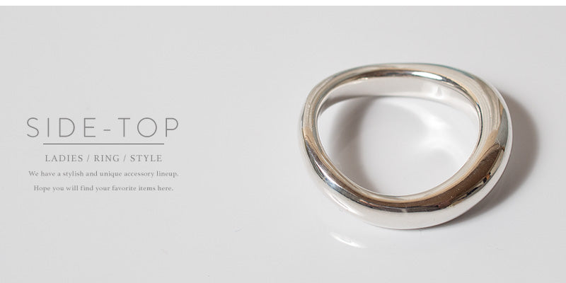 18K Gold Plated Sterling Silver Hand Forged Wavy Ring | ULUA