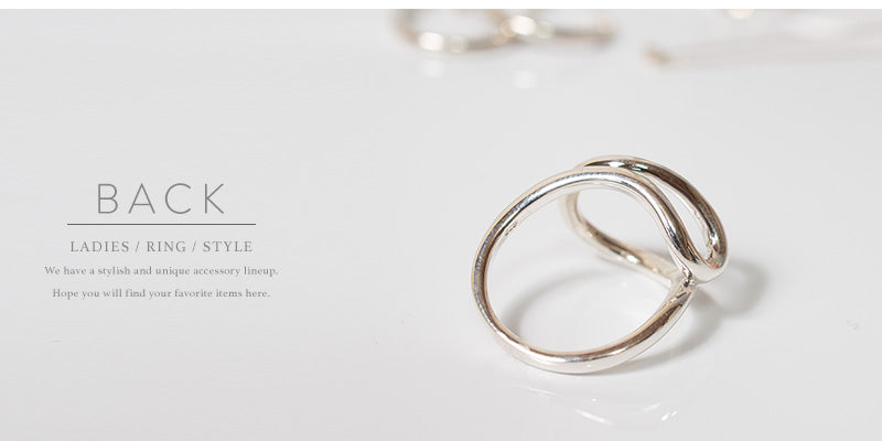 18K Gold Plated Sterling Silver Wavy Road Ring | FATONU