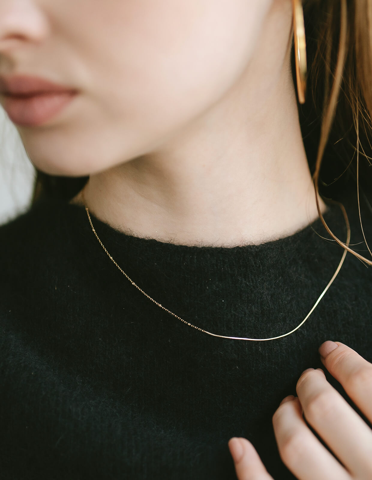 10K Gold Mixchain Necklace | ARIADNE-MIKTOS