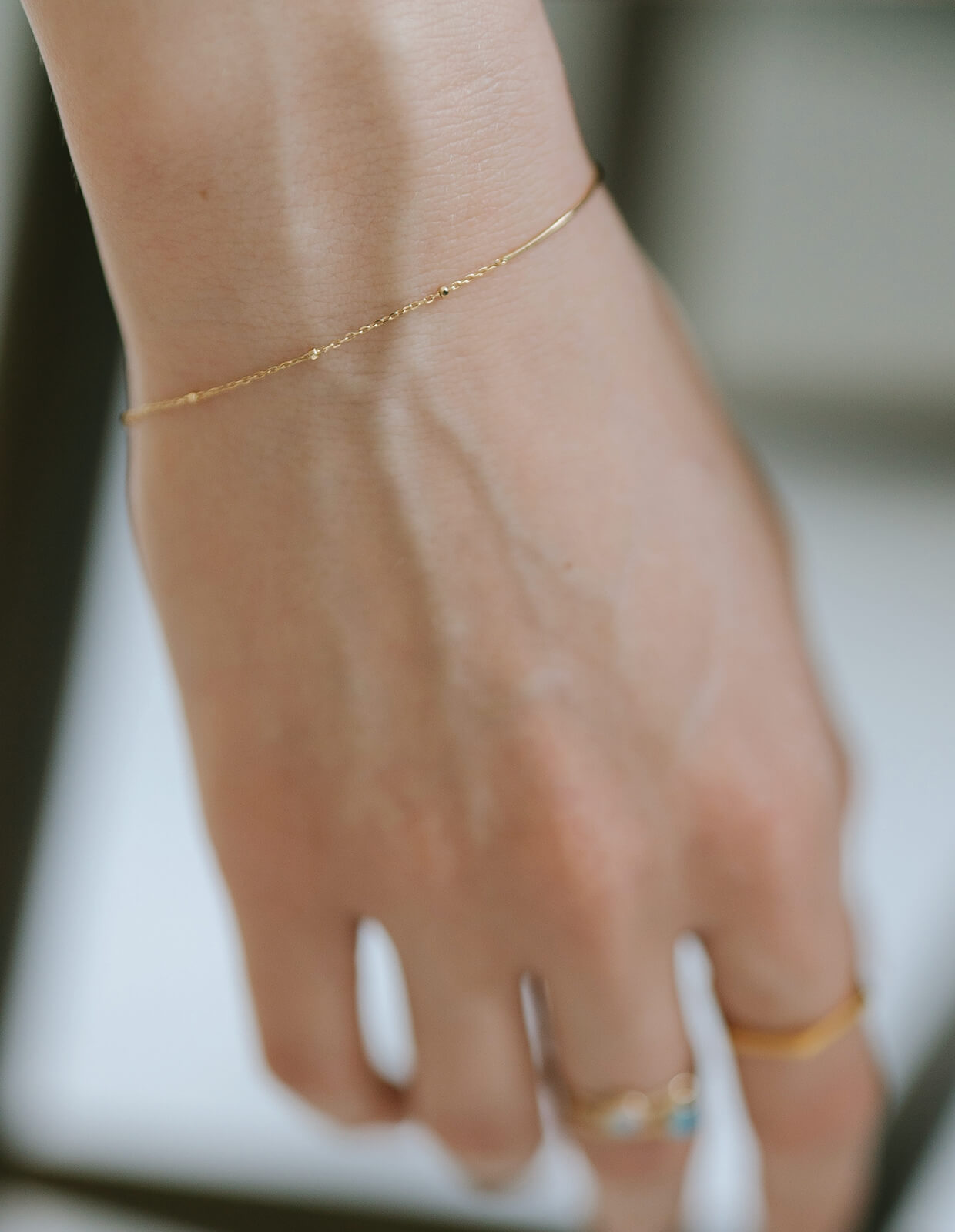 10K Gold Mix Chain Gold Bracelet | ARIADNE-MIKTOS-BR