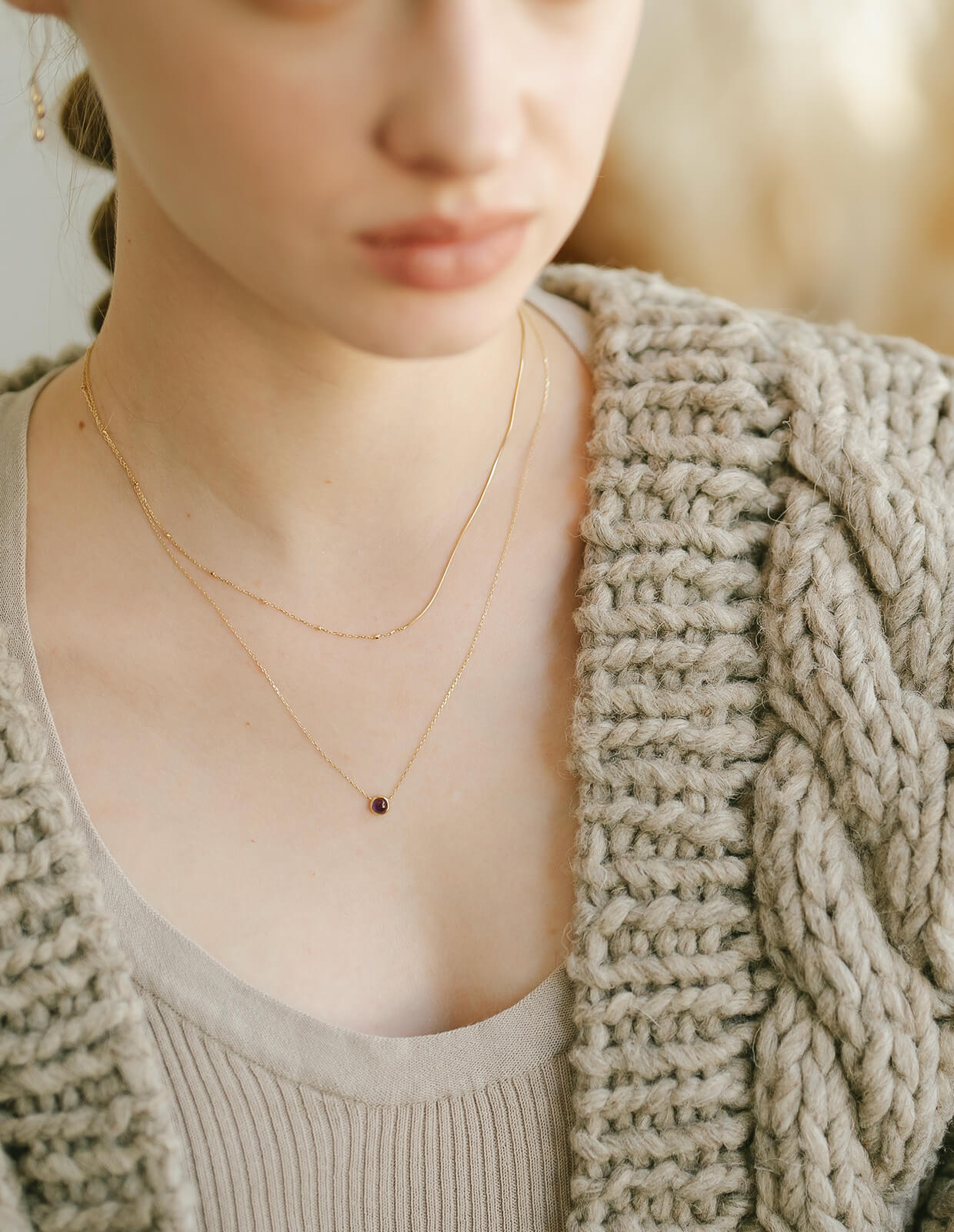 10K Gold Mixchain Necklace | ARIADNE-MIKTOS