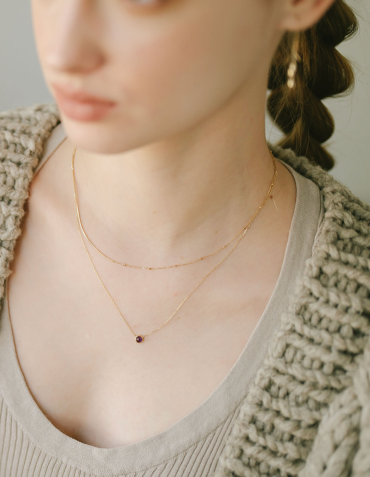 10K Gold Mixchain Necklace | ARIADNE-MIKTOS