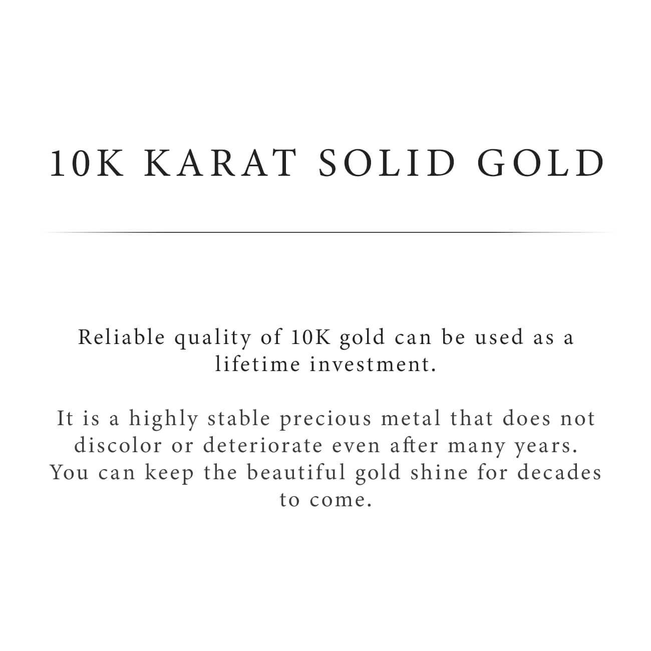 10K Tiny Diamond Motif Gold Earrings | MELE-PE-10K