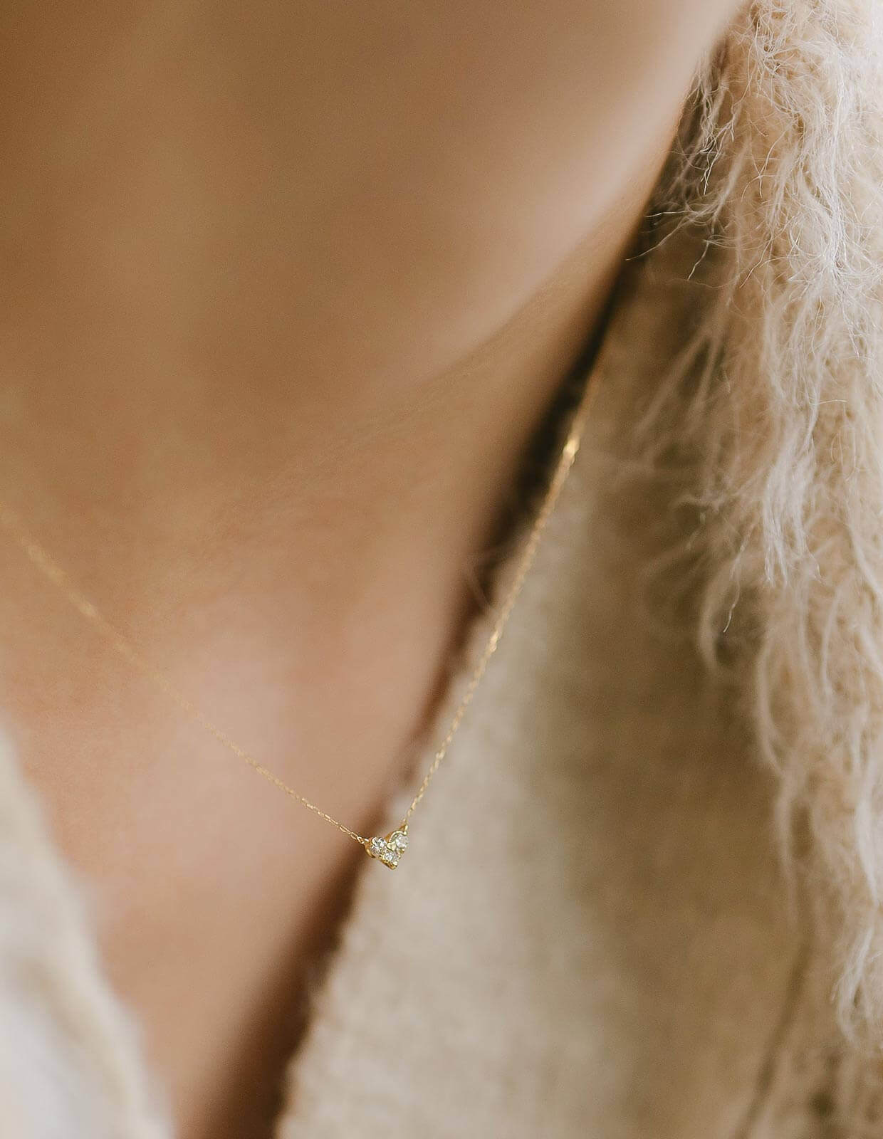 Heart Diamond Necklace | MAJERTA