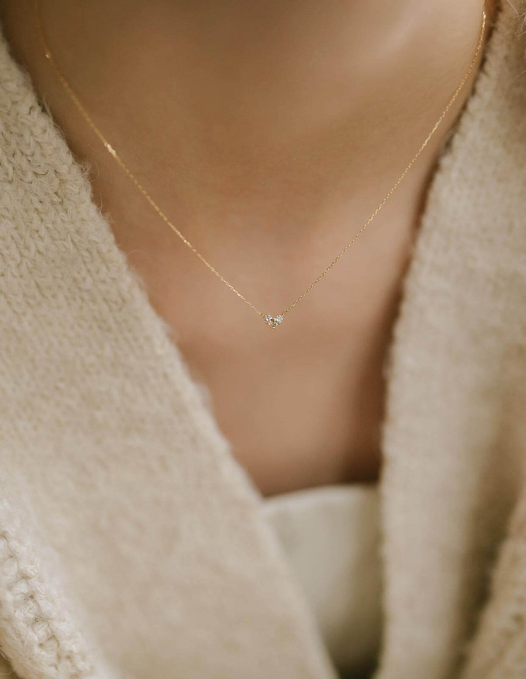 Heart Diamond Necklace | MAJERTA