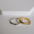18K Gold Plated Sterling Silver Water Crown Ring | MIELIKKI-PUDOTA