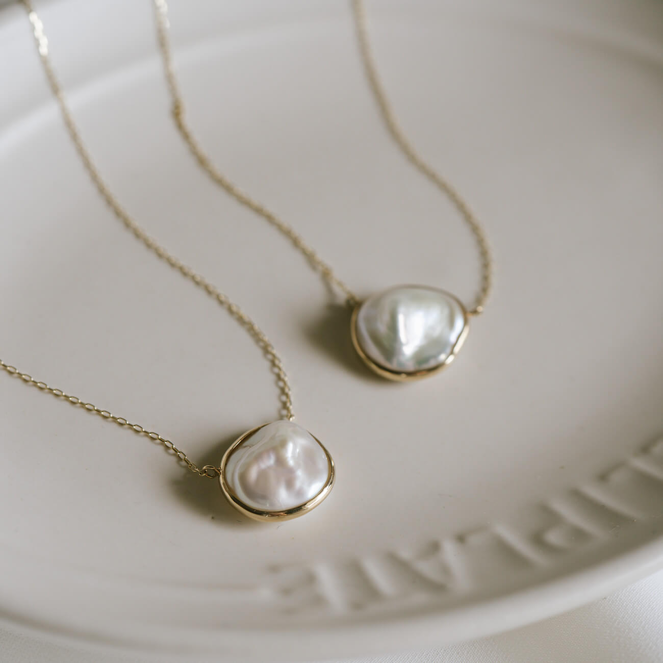 Coin Pearl Gold Necklace | PROPRIUM PERLA NECKLACE