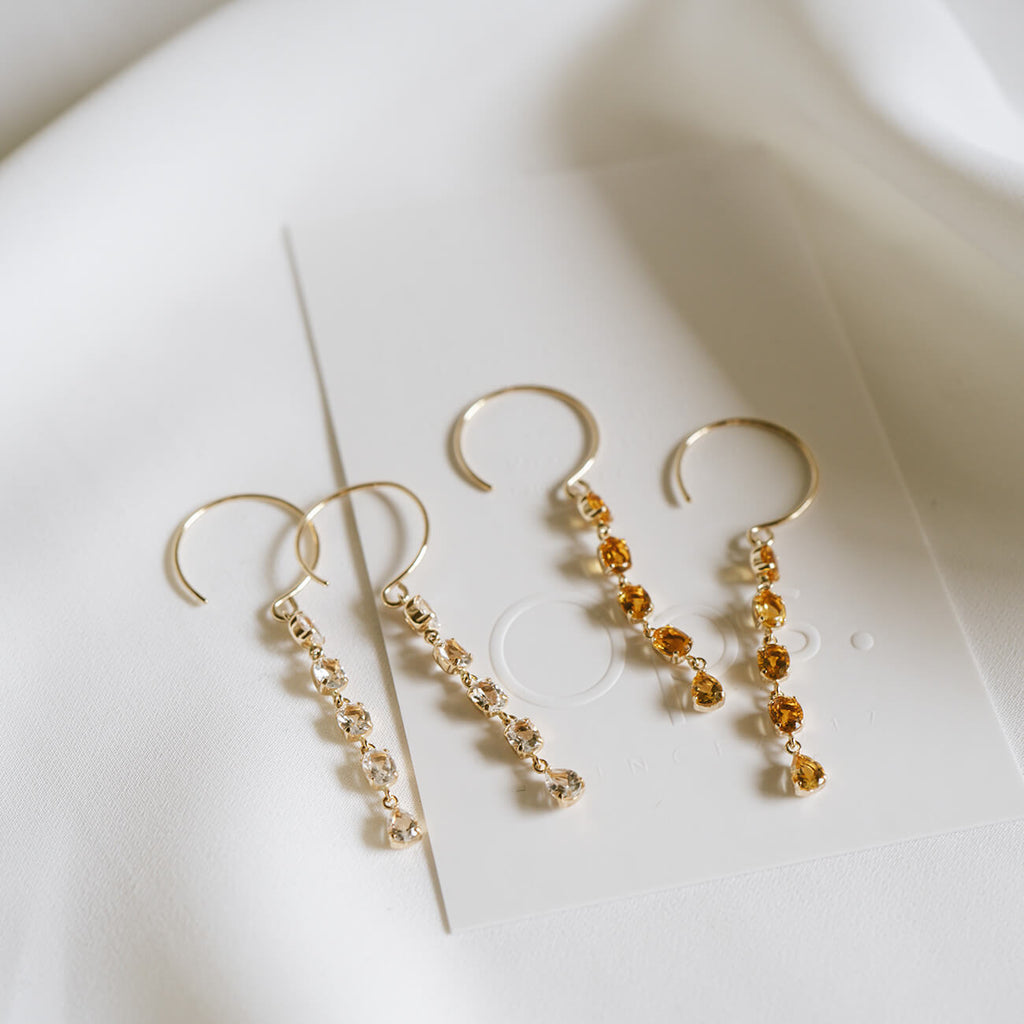 5 Stations Gemstone Earring | TRESOR CINQ