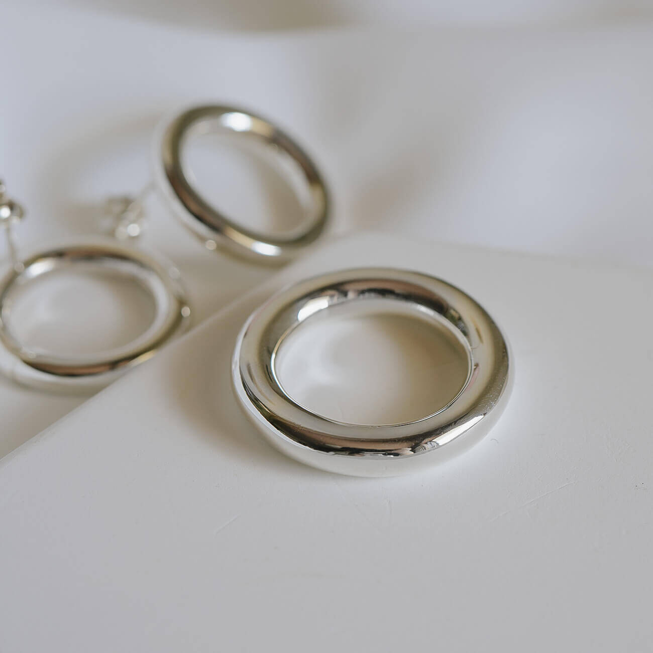 18K Gold Plated Sterling Silver Puffy Ring | AUREOLA