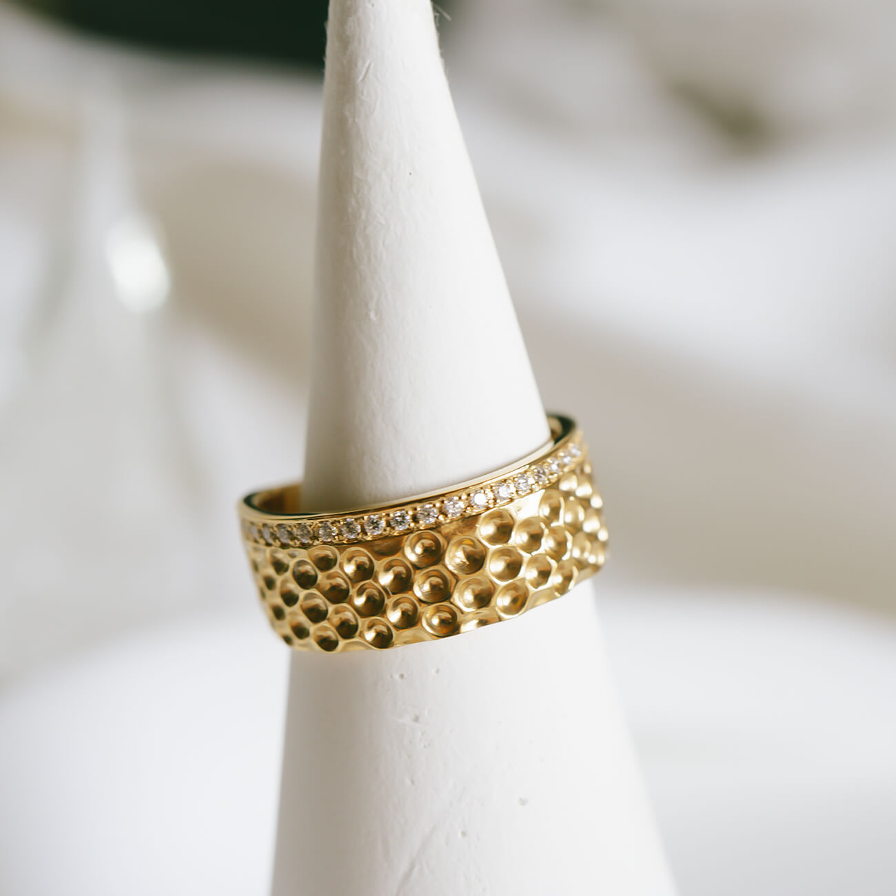 Cz Thimble Wide Ring | FORTUNA DITALE