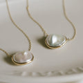 Coin Pearl Gold Necklace | PROPRIUM PERLA
