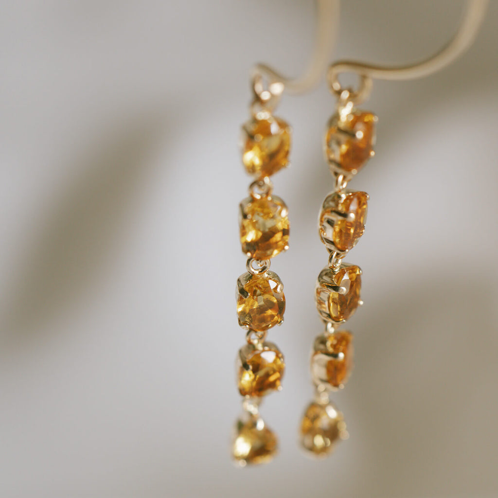 5 Stations Gemstone Earring | TRESOR CINQ