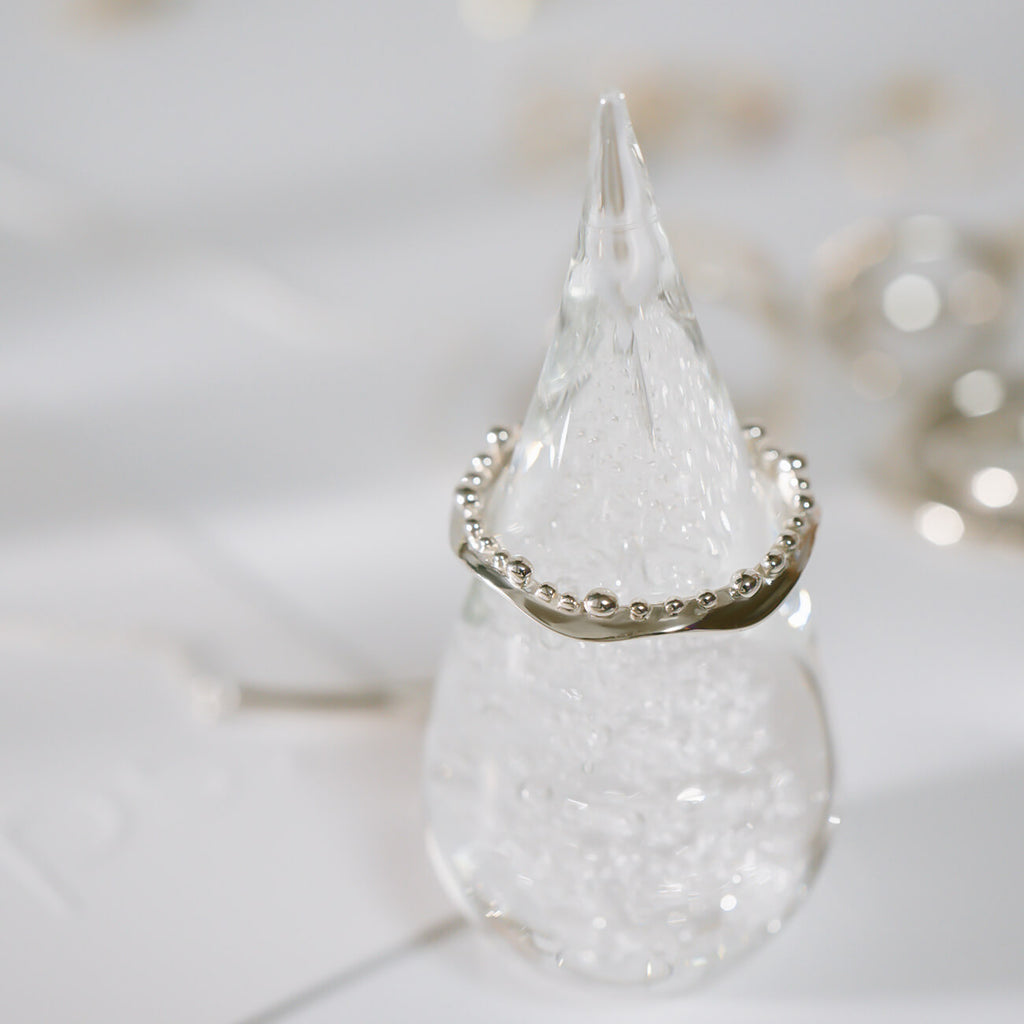 18K Gold Plated Sterling Silver Water Crown Ring | MIELIKKI-PUDOTA
