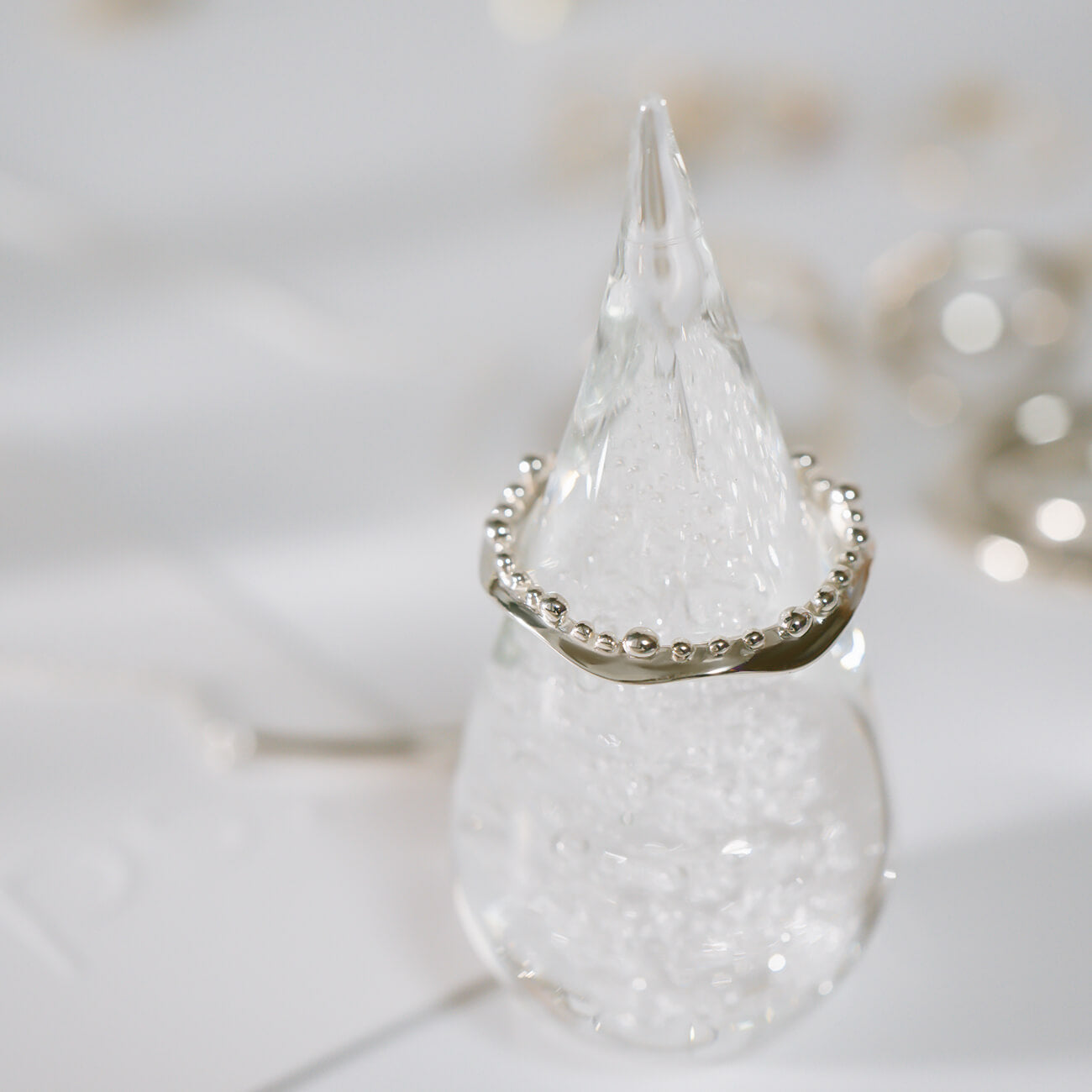 18K Gold Plated Sterling Silver Water Crown Ring | MIELIKKI-PUDOTA