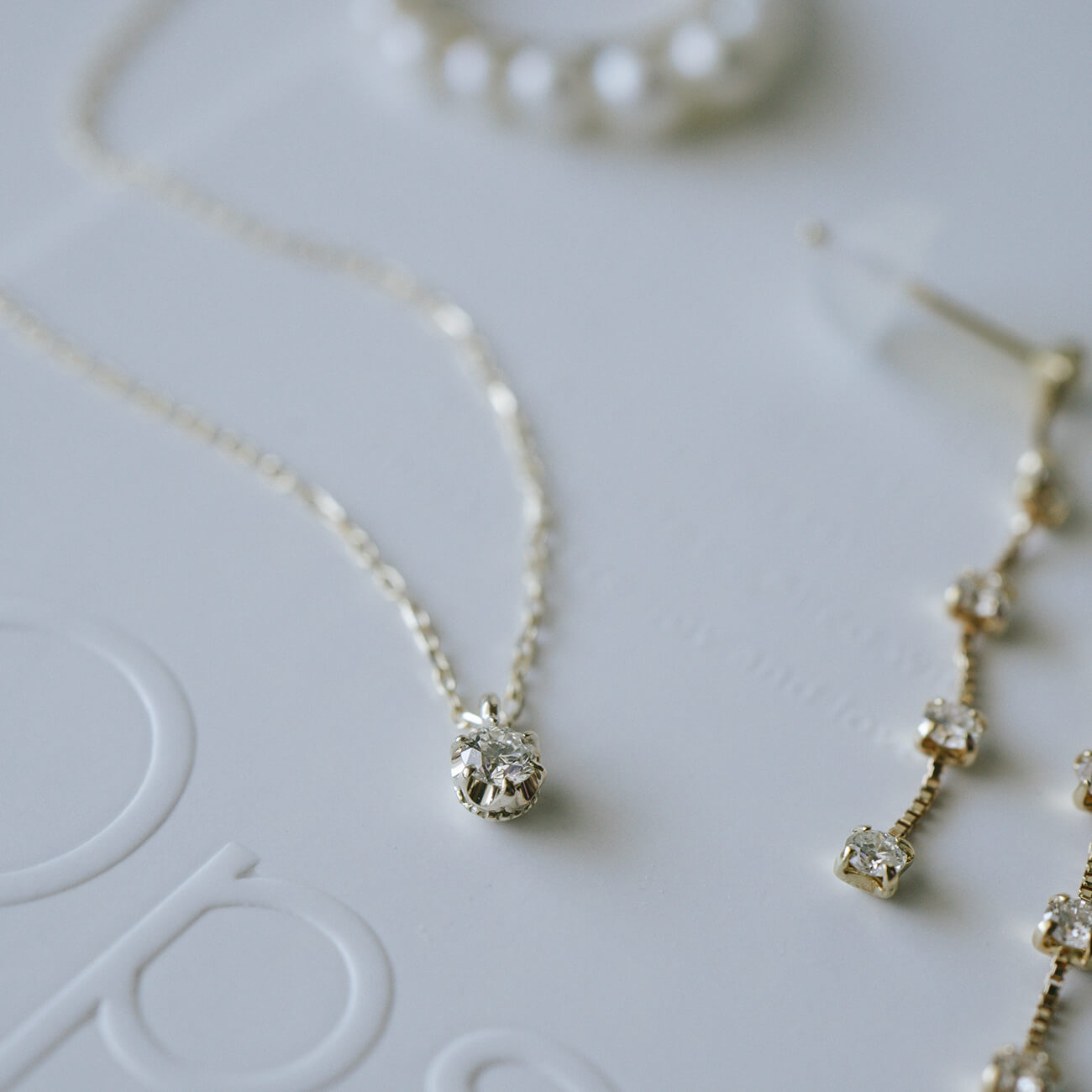 10K Gold Single Stone Diamond Necklace | ASTERI-SEIRIOS